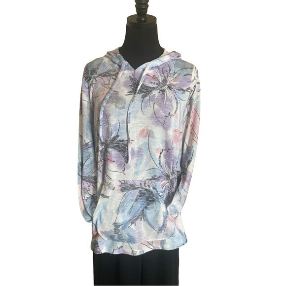 Alfred Dunner Lightweight Knitted Hoodie, Size Medium - Picture 6 of 8